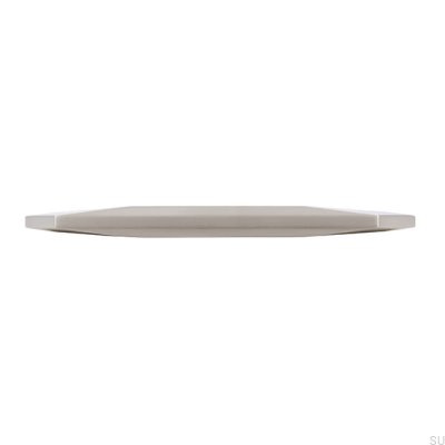 Avlångt möbelhandtag 2343 160 Borstat silver