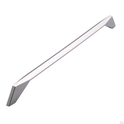 Avlångt möbelhandtag 2343 320 Polerad krom
