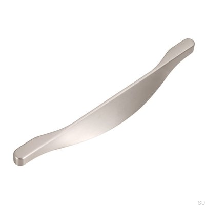 Avlångt möbelhandtag 2356 160 Borstat silver