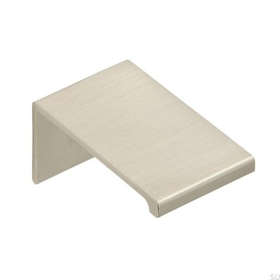 Avlångt möbelhandtag 2446 Aluminium Silver Borstad