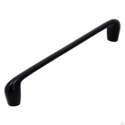Avlångt möbelhandtag 2474 160 Metall Svart Matt