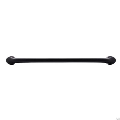Avlångt möbelhandtag 2474 160 Metall Svart Matt