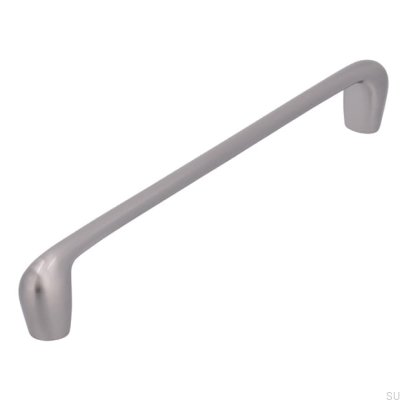 Avlångt möbelhandtag 2474 160 Borstat silver