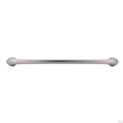 Avlångt möbelhandtag 2474 160 Borstat silver