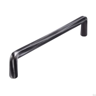 Avlångt möbelhandtag 2481 160 Antik Silver