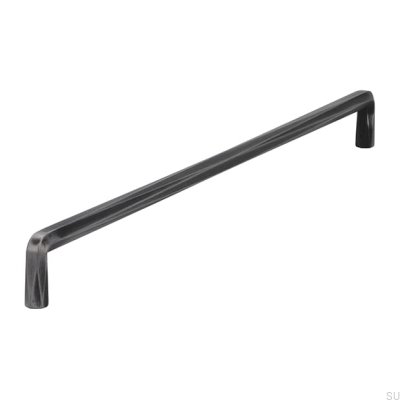 Avlångt möbelhandtag 2481 320 Antik Silver