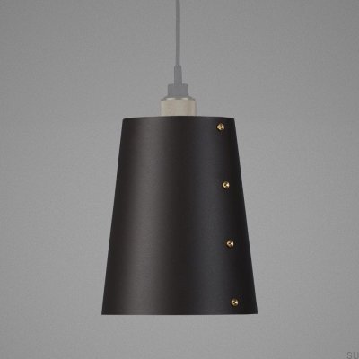 Skärm Stor Stål Grafit Taklampa