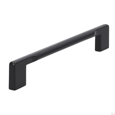 Avlångt möbelhandtag 2496 160 Metall Svart Matt