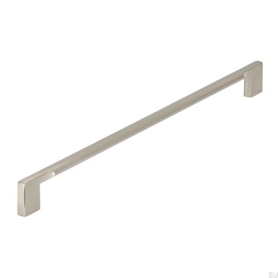 Avlångt möbelhandtag 2496 320 Silver Borstad