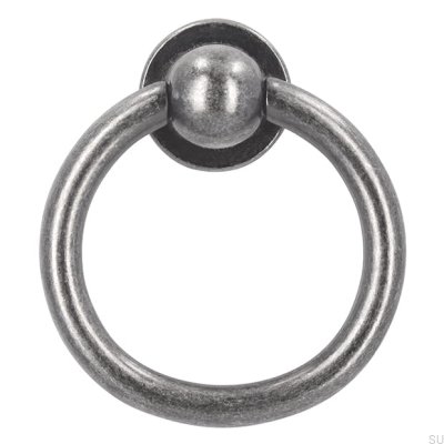 Runt möbelhandtag 2499 Antik Silver