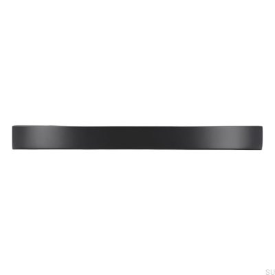 Avlångt möbelhandtag 2502 128 Metall Svart Matt