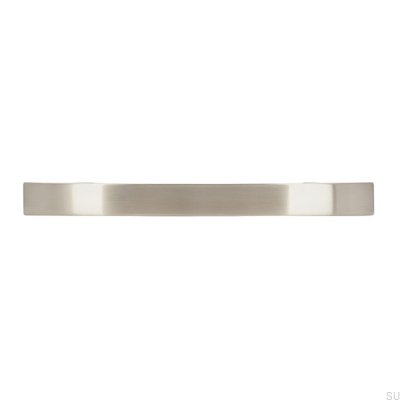 Avlångt möbelhandtag 2502 128 Borstat silver