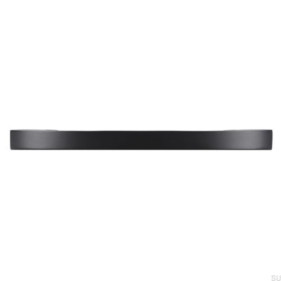 Avlångt möbelhandtag 2502 160 Metall Svart Matt