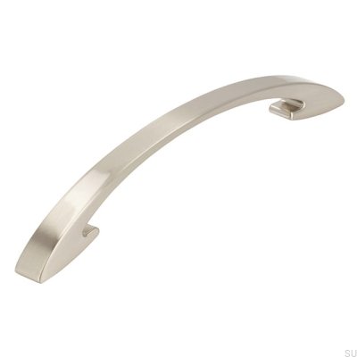 Avlångt möbelhandtag 2502 160 Borstat silver