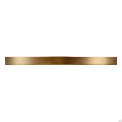 Avlångt möbelhandtag 2502 160 Antik Guld Borstad