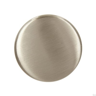 Möbelknopp 872 Silver Borstad