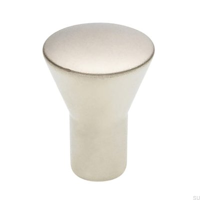 Möbelknopp 819 Silver Matt