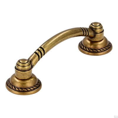 Avlångt möbelhandtag 812 64 Antik brons