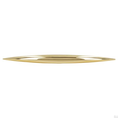Avlångt möbelhandtag 809 128 Polerat guld