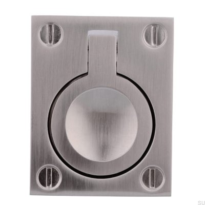 Infällt möbelhandtag 753 32 Silver Borstad