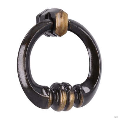 Runt möbelhandtag 564 Antik Brons