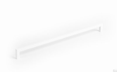 Avlångt möbelhandtag U 0056 320 Metall Vit Mat