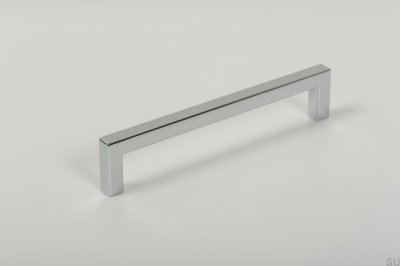 Avlångt möbelhandtag U 0056 492 Polerad krom