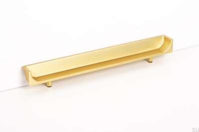 Göm 180 infällt möbelhandtag Gold Brushed