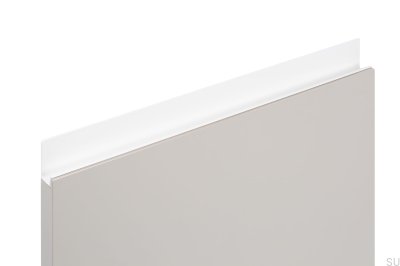 Kant möbelhandtag Jey 397 Aluminium Vit Mat