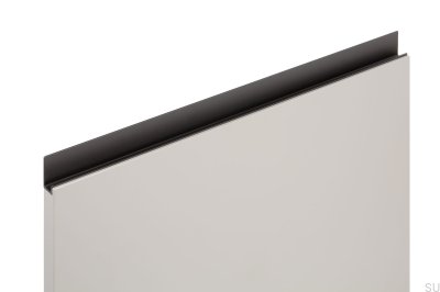 Möbelkanthandtag Jey 497 Aluminium Svart