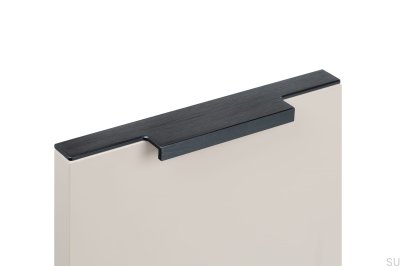 Kant möbelhandtag Linear 247-1 Metall Svart Mat