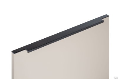 Kant möbelhandtag Linear 447-1 Metall Svart Mat