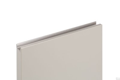 Möbelkanthandtag Jey2 147 Aluminium Silver