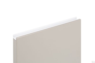 Kant möbelhandtag Jey2 197 Aluminium Vit Matt