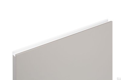 Möbelkanthandtag Jey2 347 Aluminium Vit Mat