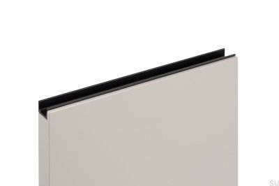 Möbelkanthandtag Jey2 147 Aluminium svart