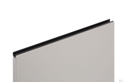 Möbelkanthandtag Jey2 347 Aluminium Svart