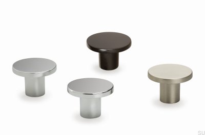 Como möbelknopp Borstad nickel