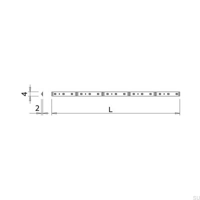 Led Flexy list 2216 1000 24V 19,2W