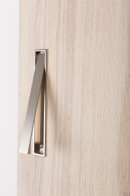 Infällt möbelhandtag Clos 128 Borstad Nickel