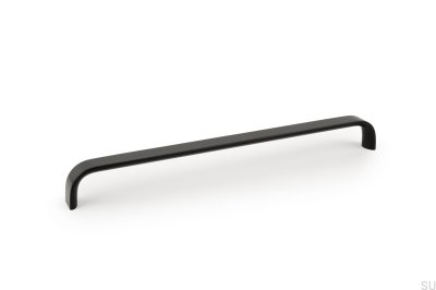 Sense Mini 256 Möbelhandtag Aluminium Svart