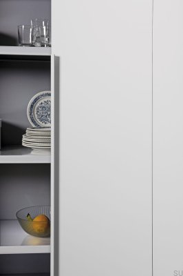 Hon 1056 aluminium kant möbelhandtag Vit
