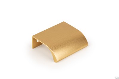 Ona 32 Edge Möbelhandtag Borstad Guld Anodiserad