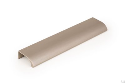 Ona 128 Edge Möbelhandtag Aluminium Silveranodiserad