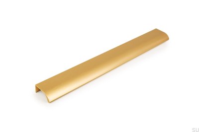 Ona 256 Edge Möbelhandtag Borstad Guld Anodiserad