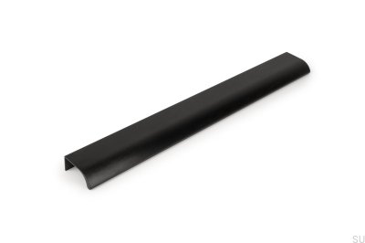 Ona 256 Edge Möbelhandtag Aluminium Svartanodiserad