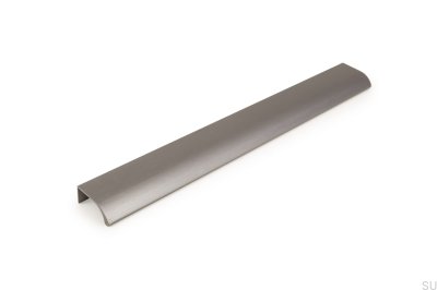 Ona 256 Edge Möbelhandtag Borstad Grå Anodiserad