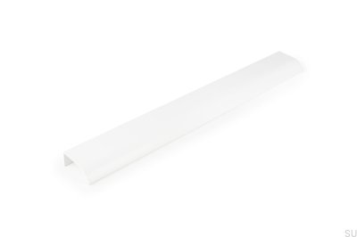Ona 256 Edge Möbelhandtag Aluminium Vit