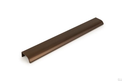 Hon 256 aluminium kant möbelhandtag Brun