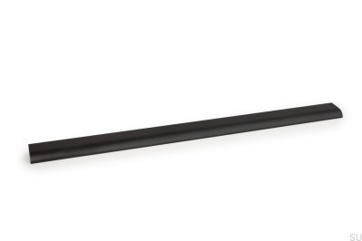 Ona 544 aluminium svart anodiserad kant möbelhandtag